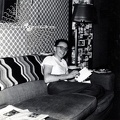 Reading On A Cozy Sofa in Minneapolis, Minnesota - 1954